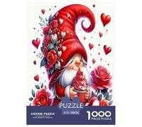 Santa Claus 1000 Piece Jigsaw Puzzles Fun Challenging Modern Festive Santa & Christmas Magic Puzzles Game for The Whole Gifts Suitable for Children & People Aged 14+ 38x26cm/1000pcs