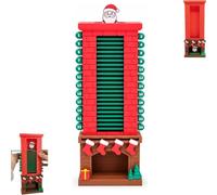 Santa Claus Advent Calendar 2026, 24-Day Christmas Countdown Calendar | Daily Pull Board Festive Activity, Creative Chimney Fireplace Ornament, Perfect Holiday Party Decor & Xmas Gift