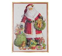 Santa Claus Advent Calendar Greetings Card | Christmas Advent Greetings Card with Envelope | Door Advent Calendar - 13x18cm