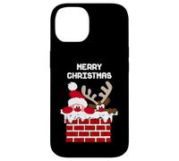 Santa Claus and Reindeer Merry Christmas Case for iPhone 14