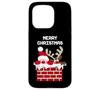 Santa Claus and Reindeer Merry Christmas Case for iPhone 15 Pro