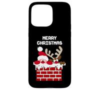 Santa Claus and Reindeer Merry Christmas Case for iPhone 15 Pro Max