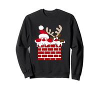 Santa Claus and Reindeer Merry Christmas Sweatshirt