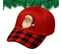 Santa Claus Baseball Caps for Christmas, Adjustable Elegant Embroidered with Santa Claus | Festive Baseball Hats for Men and Women, for Friends Wife Husband Mom Dad Adults