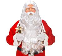 Santa Claus Beard Set Deluxe Wig for Hair Accessory Fancy Dress