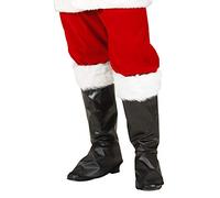 Santa Claus Boot Covers Accessory for Christmas Party Fancy Dress