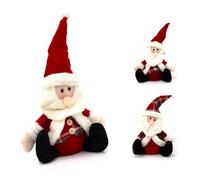 Santa Claus Christmas Doorstop | Novelty Father Christmas Fabric Door Stop | Adorable Christmas Design Door Stopper - 23cm ~ Design Varies One Supplied