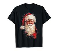 Santa Claus Christmas Motif X-Mas Art Family Santa Claus T-Shirt