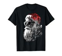 Santa Claus Christmas Motif X-Mas Sunglasses Santa Claus T-Shirt