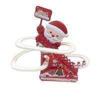Santa Claus Climbing Toy for Automatic Stairs, Santa Claus Climbing Toy with Electric Slide, for Toddlers, 3 Figurines