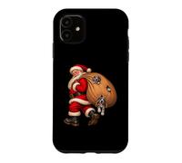 Santa Claus Delivering Great Dane Presents Naughty Puppies Case for iPhone 11