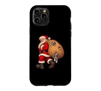 Santa Claus Delivering Great Dane Presents Naughty Puppies Case for iPhone 11 Pro