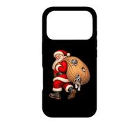 Santa Claus Delivering Great Dane Presents Naughty Puppies Case for iPhone 17 Pro
