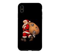 Santa Claus Delivering Great Dane Presents Naughty Puppies Case for iPhone XS Max