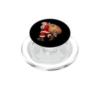 Santa Claus Delivering Great Dane Presents Naughty Puppies PopSockets PopGrip for MagSafe