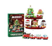 Santa Claus Design Building Blocks Set, 12 Pack Christmas Theme Building Blocks Ornaments, Mini Building Figures, 2026 New Year Birthday Gifts, Party Favors, Christmas Tree (6-in-1)