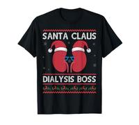 Santa Claus Dialysis Boss - Ugly Style Christmas T-Shirt