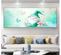 Santa Claus Diamond Art Kits Adults, 5D Large Butterfly Diamond Painting with Round Drills DIY Full Drill Gem Big Crystal Art, Crafts Mosaic Kits for Adults, for Home Wall and Gifts 32x96inch,Model557