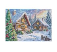 Santa Claus Gift Box 300 Piece Jigsaw Puzzle for Adults Teens Happy Time Classroom Decor Educational Fun Vibrant Colours Great Gift for Teachers 300 PCS