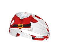 Santa Claus Gifts Printing Double-Sided,Unisex Elastic Sports Headband,Ideal As A Gift For Sports-Loving Friends,Family