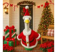 Santa Claus Goose Outfit Clothes for 23" High Christmas Goose Lawn Clothing Porch Garden Costume, 2026(only cloth)