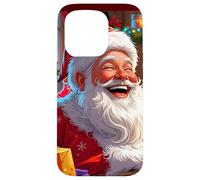 SANTA CLAUS HAPPY SMILING LAUGHING FATHER CHRISTMAS SANTA Case for iPhone 15 Pro