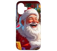 SANTA CLAUS HAPPY SMILING LAUGHING FATHER CHRISTMAS SANTA Case for iPhone 16