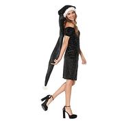 Santa Claus Hat Extra Long Christmas Hat Velvet Plush Christmas Cap Unisex Xmas Hat Comfort Thicken Santa Hat for Adults Women Men 59.1inch Long Tail Hat for New Year Festive Holiday Costume Party