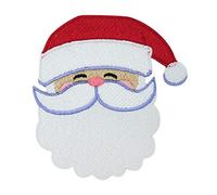 Santa Claus Iron-on Patch | Christmas Iron-on Patches, Embroidery, Ironable, Badges Finally Home