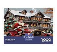 Santa Claus Jigsaw Puzzles for Adult The Impossible Challenge 1000 Pieces Difficult Hard Jigsaw Puzzles for Man And Woman with Letters on Back 70x50cm/1000pcs