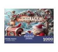 Santa Claus Jigsaw Puzzles for Adults 1000 Jigsaws Mousehole Village Jigsaws 1000 Pieces for Adults Gifts