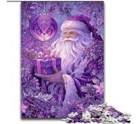 Santa Claus JigsawPuzzle 1000 Pieces for Adults, Toys Educational Games Stress Relieving Secret Santa Gifts for And Age 14 (50x75cm)