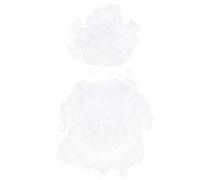 Santa Claus Long Beard Wig Cosplay Headdress Prop for Parties | High Temperature Wire, White Styling Piece, Fine Workmanship, Safe for Skin, Celebration Use, Fashion Look