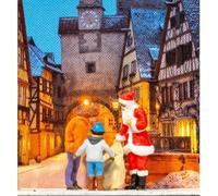 Santa Claus Motif Box - Figure set (x3) Preiser 99600