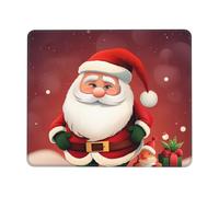 Santa Claus Mouse Pad Waterproof Gaming Mousepad for Office Computer Mousepads for Desk Pad with Non-Slip Rubber Base Washable Cloth Mouse Mat 10 x 12 inch