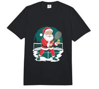 Santa Claus Playing Tennis Comfort Colors Adult Heavyweight T-Shirt