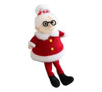 Santa Claus Plush, Adorable Sitting Santa Doll for Seasonal Joy with Cozy Soft Design, Cute Christmas Decoration for Living Room Shelf Desk Indoor Car Holiday Display