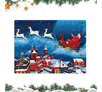 Santa Claus Puzzle - Christmas Santa Claus Large Puzzle - Educational Game Christmas Puzzles for Boys and Girls, Birthday Gift
