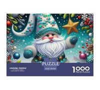 Santa Claus Puzzles 1000 Pieces for Adults And Children Fun Challenging Brainteasing Jigsaw Educational Games Randomly Shaped 70x50cm/1000pcs