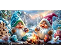 Santa-Claus Recycled Paper Jigsaw Puzzle 1000 Pieces Great Gift Idea Educational Games for The Whole for Women, Gifts for Men 70x50cm/1000pcs