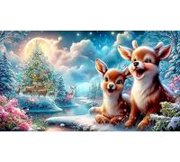 Santa-Claus Recycled Paper Jigsaw Puzzle 1000 Pieces Great Gift Idea Educational Games for The Whole for Women, Gifts for Men 38x52cm/1000pcs