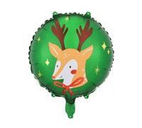 Santa Claus Reindeer Foil Balloon 45cm