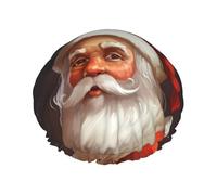 Santa claus Shower Cap Reusable Waterproof Shower Bonnet for Women Men Elastic Band Bath Hair Hat Double Layered Washable Bath Cap for All Hairstyles, Travel-Friendly