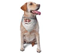 Santa Claus Snow Secenry Dog Bandana Pet Scarf Accessories for Small Medium Dogs Cats Photo Prop, Triangle Pet Bandanas Adjustable Puppy Bib Washable Dog Kerchief Puppy Neckerchief