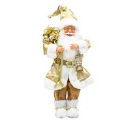 Santa Claus Statue | 18 Inches Standing Figurine Ornament,Window Display Props Figure Ornament | for Shelf, Table, Desktop, Window, Fireplace, Family, Friends, Colleagues, Relatives