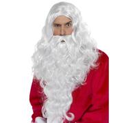 Santa Claus Wig With Beard And Moustache