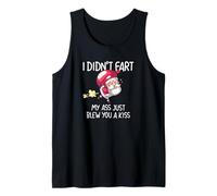 Santa Claus Xmas I Didn't Fart My Ass Just Blew You A Kiss Tank Top
