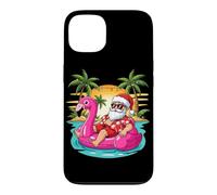 Santa Clause Beach Raft Case for iPhone 13