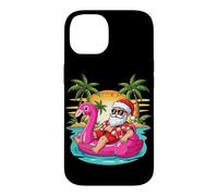 Santa Clause Beach Raft Case for iPhone 14