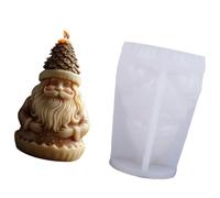 Santa Clause Figure Silicone Mold for Soap Making Christmas Theme Silicones for Epoxy Resin Christmas Making Mold